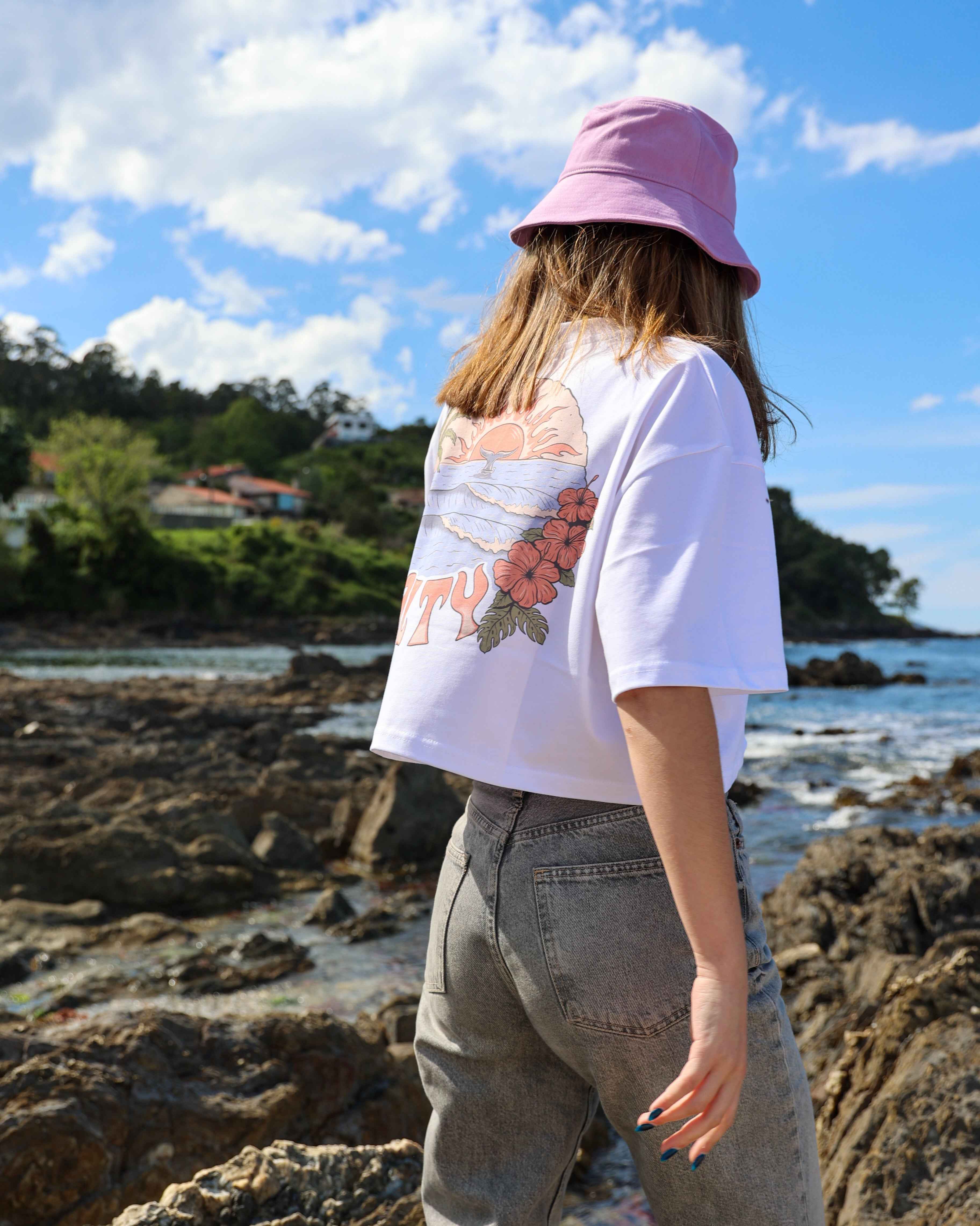 Floral Surf Print Paradiso Tee