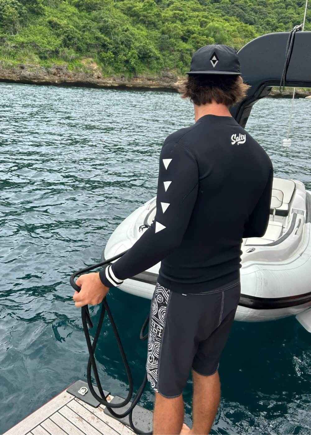 Black Tip Neoprene Jacket